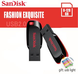 Pen Drive Sandisk de 128GB / 64GB / 32GB / 8GB USB / Flash Drive/ USB 2 1 / Drive de Memória