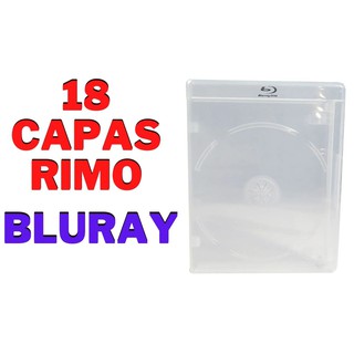Estojo Box Case Ps3 Ps4 & Blu-ray Transparente 18 Unidades