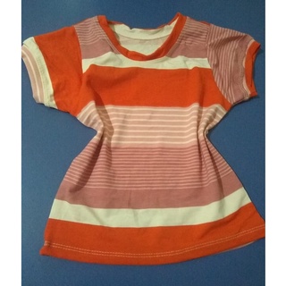 Camiseta infantil menina blusas lisas e estampadas veste de 2 a 8 anos (9)