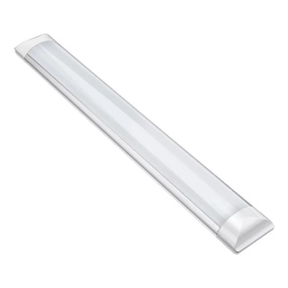 Luminária Tubular De Sobrepor Led Slim 20w 60cm Branco Frio Decoração Comércio Casa Loja