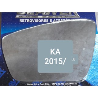 ESPELHO P/ RETROVISOR FORD KA 2015 16 17 18 19 20 ( NOVO KA ) - REFIL LENTE ESPELHO PARA CARRO