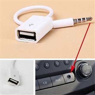 Carros Acessórios MP3 3.5 Milímetros Masculino AUX Audio Plug Jack Para USB 2.0 Feminino Cabo Conversor