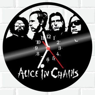 Relógio De Vinil Disco Lp Parede Alice-In-Chains