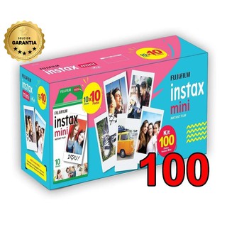 Filme Instax Mini com 100 Fotos (NFe + Garantia) - 100 Filmes Instantâneos - Fujifilm (1)