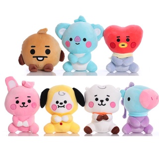 KPOP BTS Plush Toy KOYA MANG RJ SHOOKY TATA BT21 Doll Soft Toys Children Brinquedos Gift