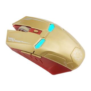 1600dpi Wireless Optical Mouse Marvel Gamer Iron Man Laptop (3)