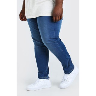 Calça Jeans colorida sarja berim Preta Masculina Slim Elastano Tamanho plus size gg