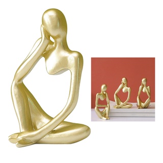Estátuas Decorativas Douradas Para Escultura Em Casa (7)