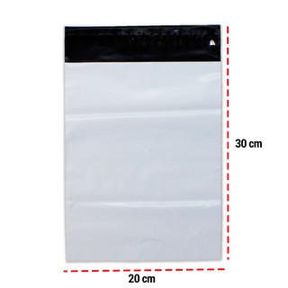 100 Envelope Plástico Correio Sedex Saco Envios 30 x 20 Branco