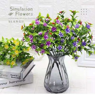 flores Artificial Buque Com 15 Flor P/ Decoração Casamento, Arranjos, Decorar Festas e casa FR-565 (1)