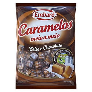Bala de Caramelo Leite e Chocolate 660g - Embaré (1)