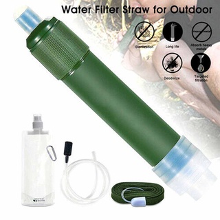 Filtro De Água Portátil/Purificador De Emergência/Sobrevivência Para Acampamento/Caminhada/Ar Livre (1)
