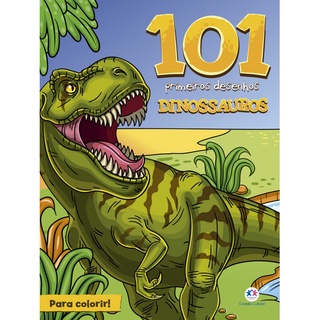 Livro - 101 primeiros desenhos - Dinossauros - Capa comum - Ciranda Cultural (1)