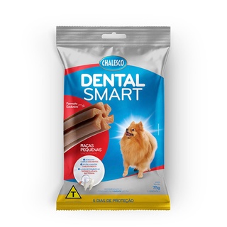 Petisco Pet Dental Smart para Cachorro Raças Pequenas 75g Limpa Tártaro Sabor Frango