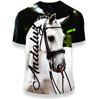camiseta cavalo andaluz montaria ,rodeio cavalgada muladeiro estampada.