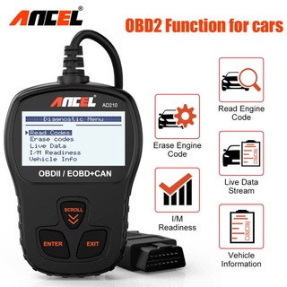 Ancel AD210 OBD2 Motor Do Scanner Leitor De Código De Carro EOBD Automotivo OBD Scan Ferramenta De Diagnóstico
