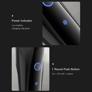 Barbeador Elétrico Xiaomi Enchen Warrior Portatil Cabeça Tripla Lâminas 3D - USB-C Pronta Entrega (7)