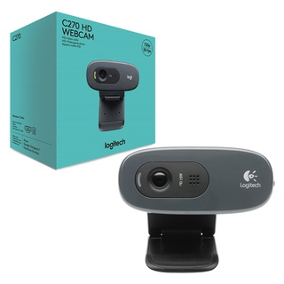Webcam Logitech C270 3MP Com Microfone Embutido Para Streaming 1280 x 720 Fluid Crystal