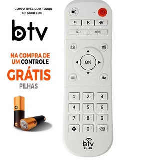 BTV CONTROLE BTV BOX B TV 8 9 10 11 EXPRESS - COMPATIVEL COM TODOS OS MODELOS