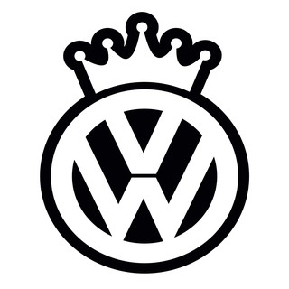 Adesivo Carro Coroa Vw VolksWagen Rebaixado Som Automotivo Dub