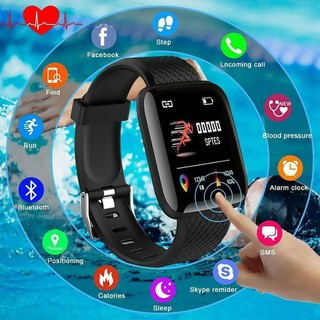 【Entr】Pulseira de relógio de silicone Pulseira de pulseira de relógio confortável para Smart Watch 116 plus Sports Watch