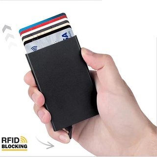 Porta Cartão De Crédito Carteira Automático Anti-roubo Rifd Id Card
