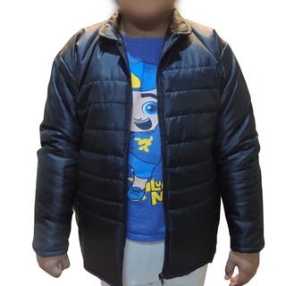 Jaqueta infantil casaco juvenil para crianças frio e inverno