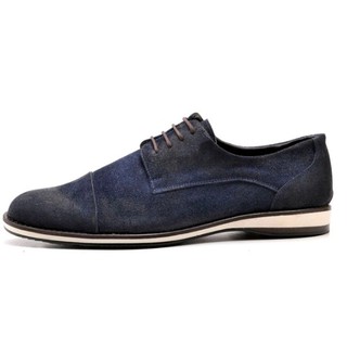 Sapato Social Oxford Top Franca Shoes Marinho Ref 802