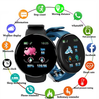 Smartwatch d18 relógio smart esportivo bluetooth (4)