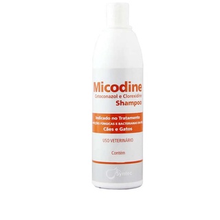 Shampoo Dermatológico Micodine Syntec Cetoconazol e Clorexidina 500 ml