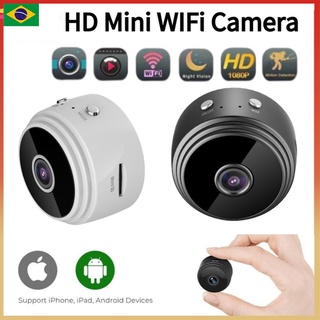 Mini Câmera Hd Visão Noturna Wifi 720P Sem Fio