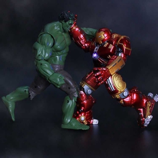 Boneco Homem De Ferro Os Vingadores Hulk Com Claro Led Boneco Transformador Marvel Boneco (7)