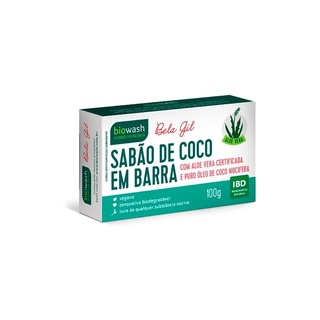 Sabonete em Barra de Coco Bela Gil 100% Natural e Vegano