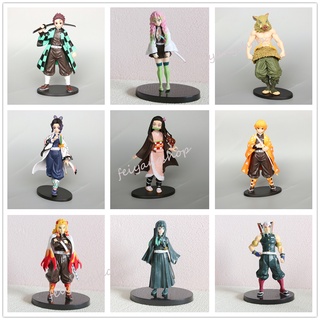 Nezuko Banjirou Zenitsu Kochou Shinobu Vinil Action Figure Modelo Brinquedos Bonecas