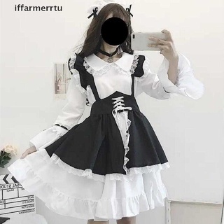 hotsale Avental Feminino Para Empregada Doméstica Anime/Vestido Lolita Fantasia/Cosplay