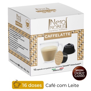 Café com Leite em cápsulas para Dolce Gusto Nero Nobile Caffe Latte Importado