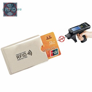 Anti RFID Reader Wallet Credit Card Id Card Holder Protective Aluminum Metal Card Case (1)