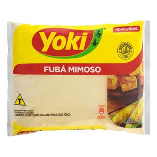Fubá Mimoso Yoki 1Kg Fardo com 12 Unidades