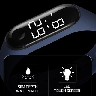 【Preço De Fábrica】 Relógio digital LED de com tela de toque de luz vermelha relógio inteligente (4)