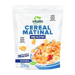 Cereal Matinal Com Açúcar Mascavo 200g - Vitalin Sem Glúten