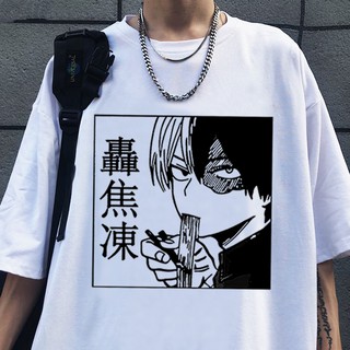 Camiseta Anime Boku No Hero My Hero Academia Shoto Todoroki Unissex