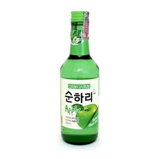 Bebida Coreana Soju Chum Churum - Maçã Verde 360ml Lotte (1)