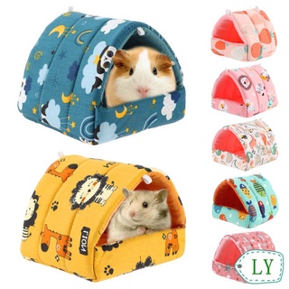 LY Casa De Hamster/Coelho/Esquilo/Porquinho-Da-Índia/Cama De Dormir Colorida/Confortável/Quente Para Inverno
