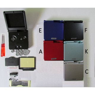 Carcaça Game Boy Advance SP com chaves X e Y (1)