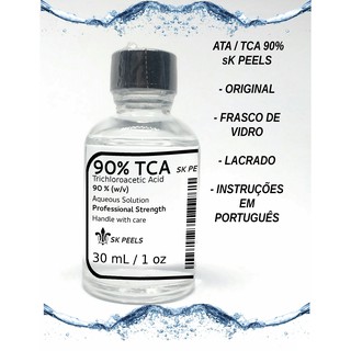 Tca Ata 90% - Acido Tricloroacético - 30ml - Único Original