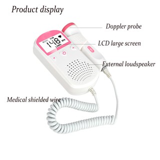 Banglijian Monitor Doppler Cardíaco Fetal / Detector de Frequência Médico Doméstico para Grávidas (7)