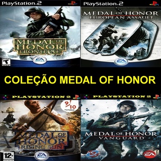 PS2 - COLEÇÃO MEDAL OF HONOR (DESBL. / DESTR.)