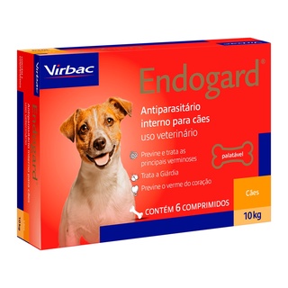 Endogard Virbac Cães 10kg - 6 Comprimidos