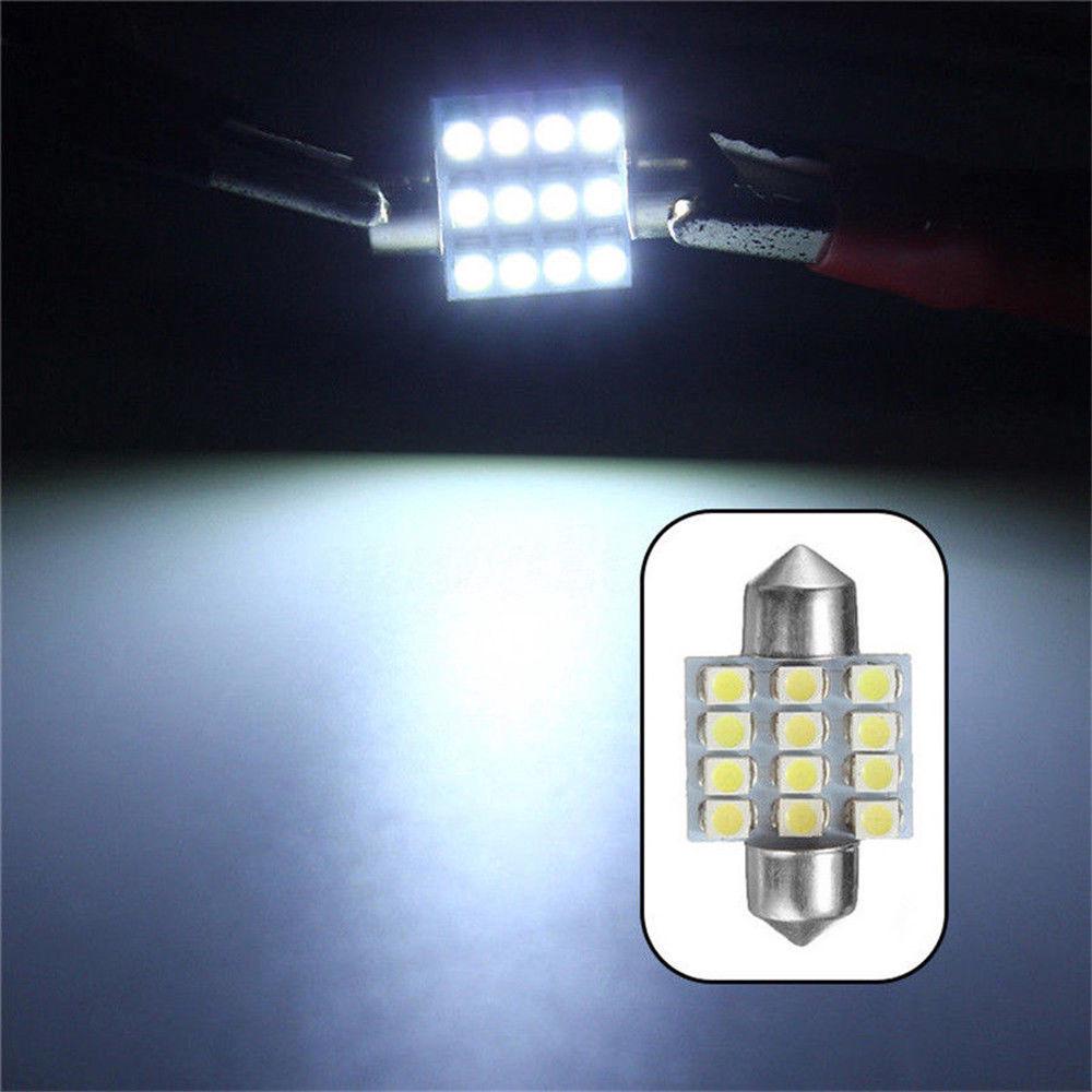 Lâmpada Interior LED Para Carro 14PCS Kit De Luzes De Pacote T10 De 31mm (9)