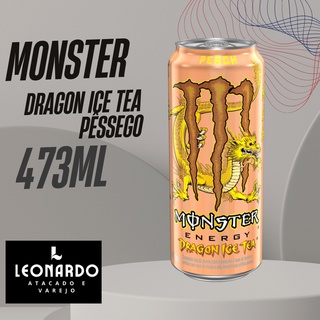 Monster Energy Dragon Ice Tea Pêssego 473ml